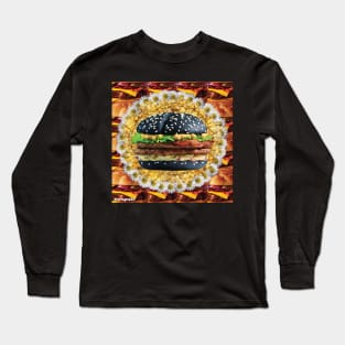 floral hamburger Long Sleeve T-Shirt